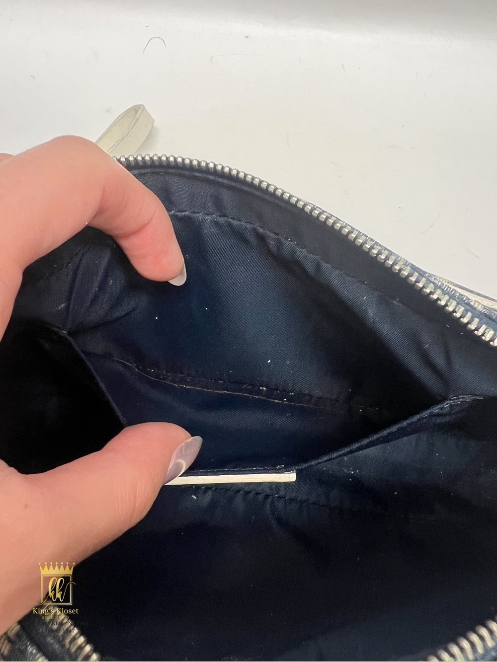 Dior monogram Trotter #1 pouch/wristlet - Picture 8 of 14